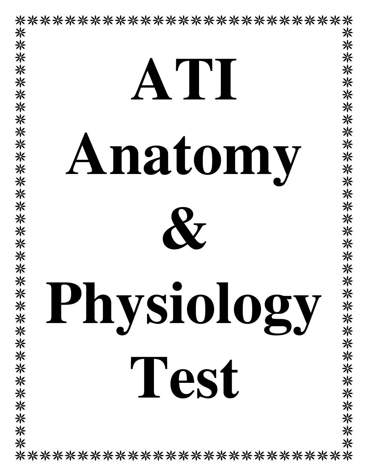 Preview image for BIO 256 (BIO256) Exams; ATI Anatomy & Physiology 2022 Updated (Solved) Chamberlain